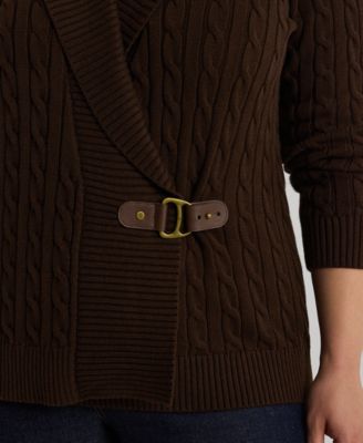 Lauren Ralph Lauren Plus Size Buckled Sweater