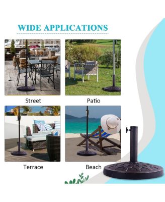 30lbs 18 Inches Heavy Duty Outdoor Patio Market Umbrella Base