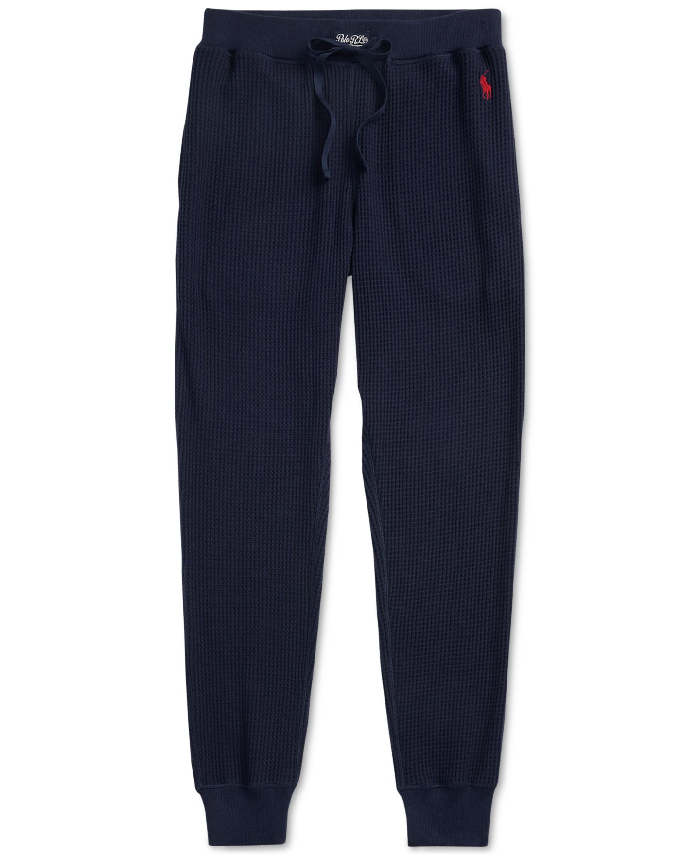 Пижамные брюки Premium для мужчин, термоткань — Polo Ralph Lauren, цвет: Тёмно-синий / Красный — фото 7