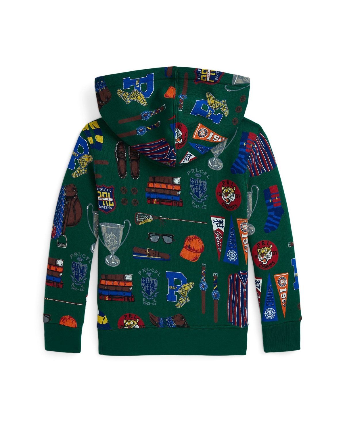 Polo Ralph Lauren Toddler and Little Boy Fleece Graphic Hoodie Sweatshirt