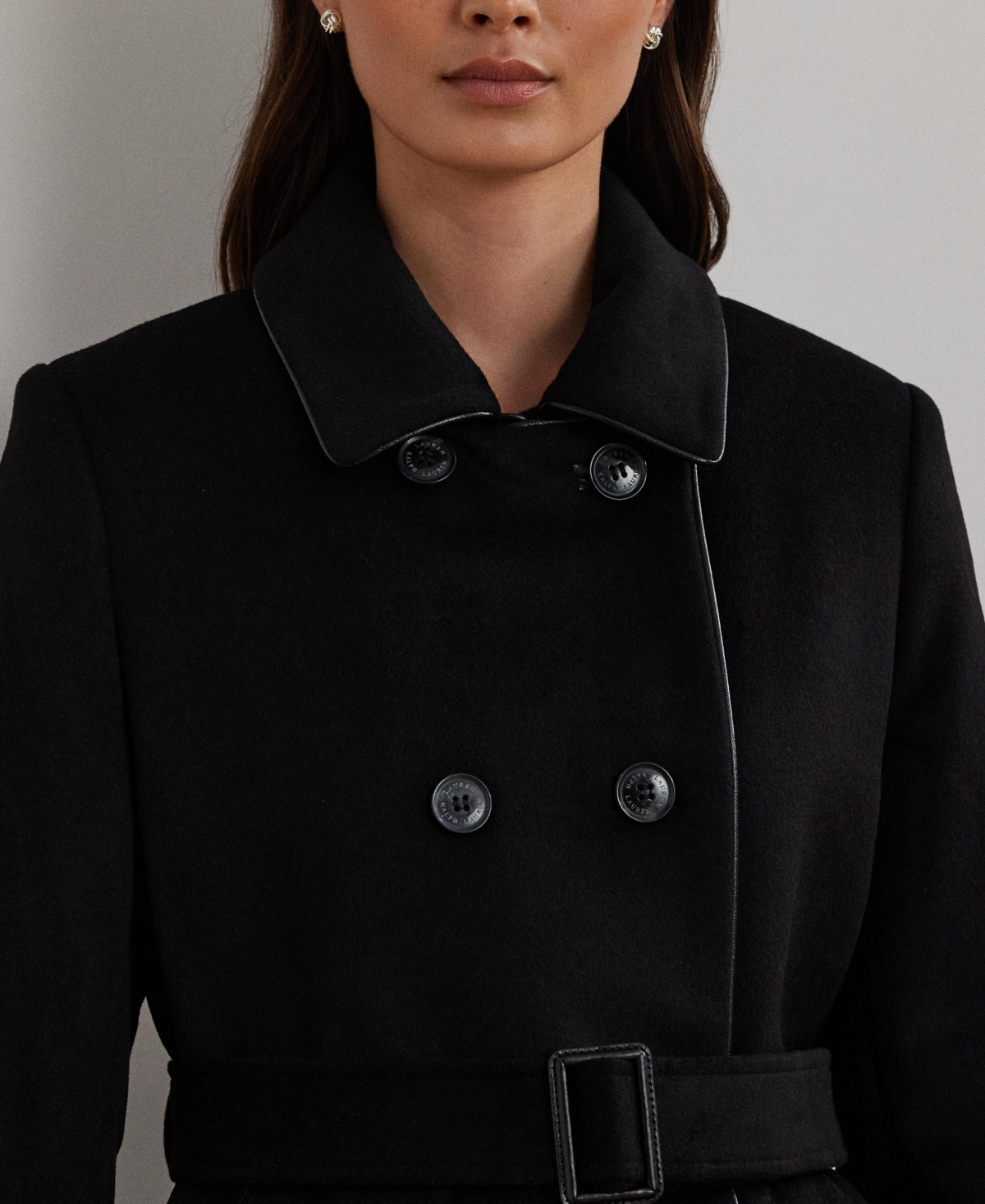 Lauren Ralph Lauren Women's Double-Breasted Belted Trench Coat