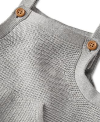 Baby Organic Cotton Sweater Knit Overalls