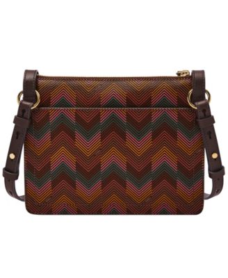 Fossil Taryn Coated Fabric Crossbody Bag
