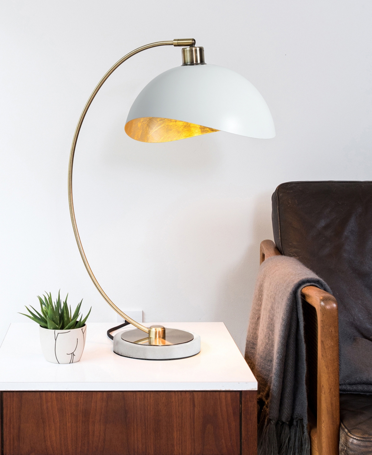 Nova of California Luna Bella 27" Steel Dimmer Switch Table Lamp