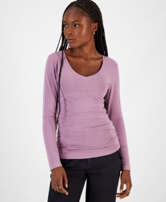 Aveto - Juniors' V-Neck Long-Sleeved Top