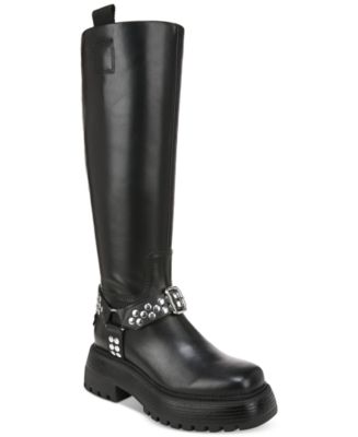 Circus NY by Sam Edelman Women s Hayes Metal Trim Lug Sole Moto Boots Macy s