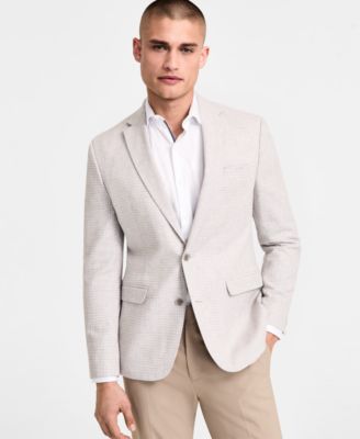Bar III - Men's Slim-Fit Plaid Sport Coat