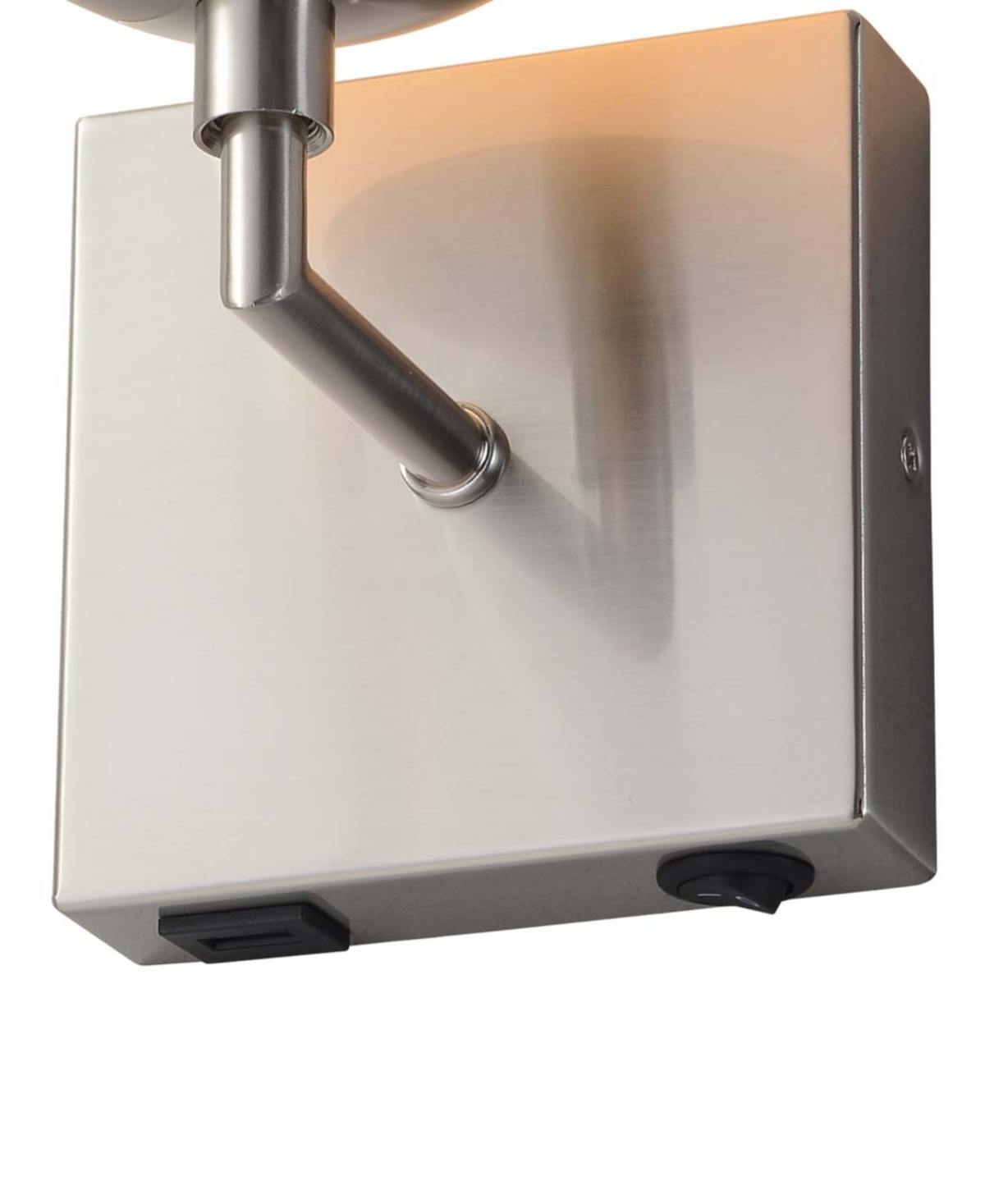 Nova Of California Globe 10'' Switch Wall Sconce In Satin Nickel