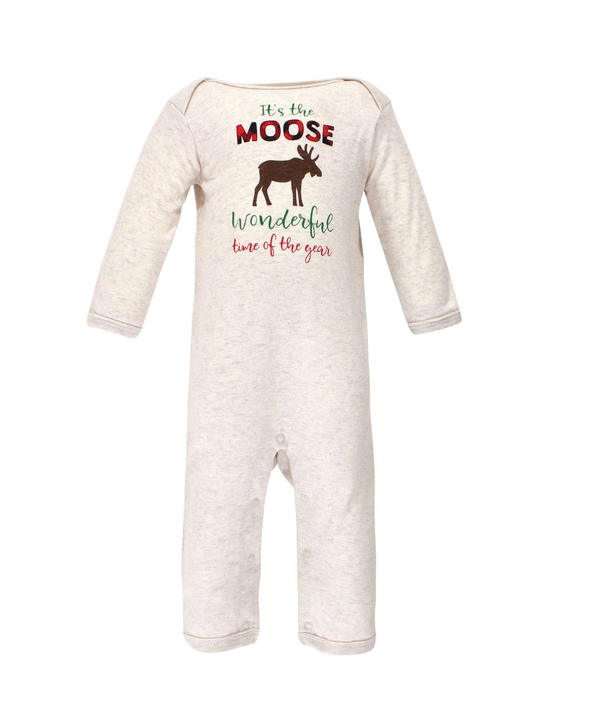 Hudson Baby Boys Holiday Cotton Coveralls