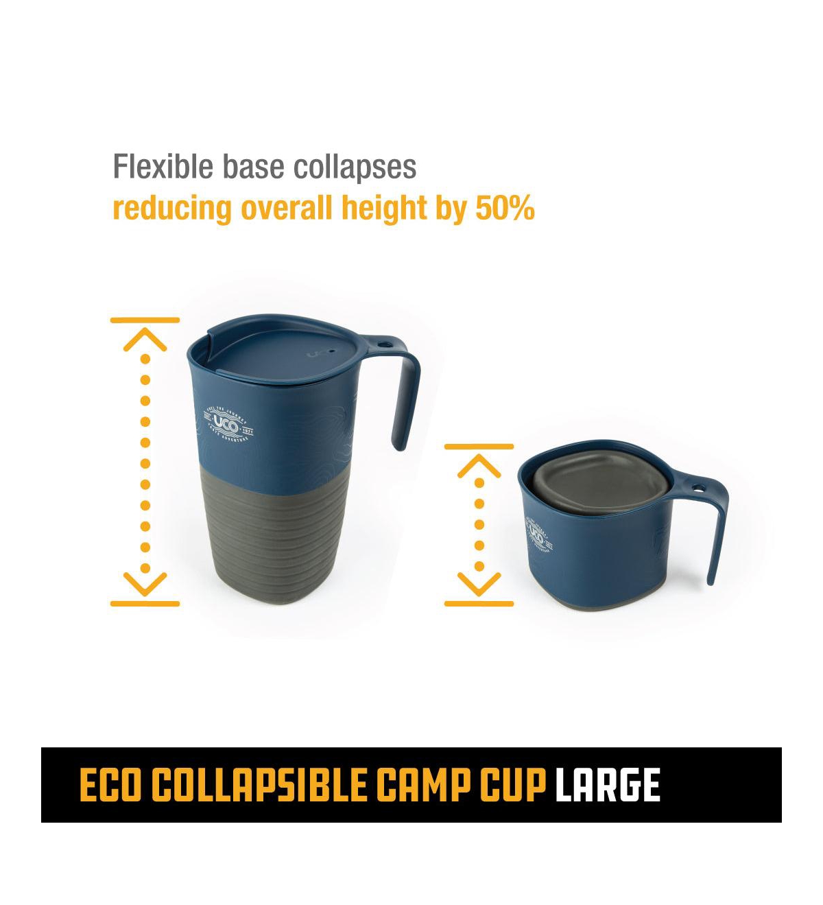Uco Eco Collapsible Camp Cup Large, 2-Pack