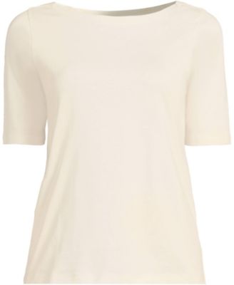 Plus Size Supima Boatneck Top