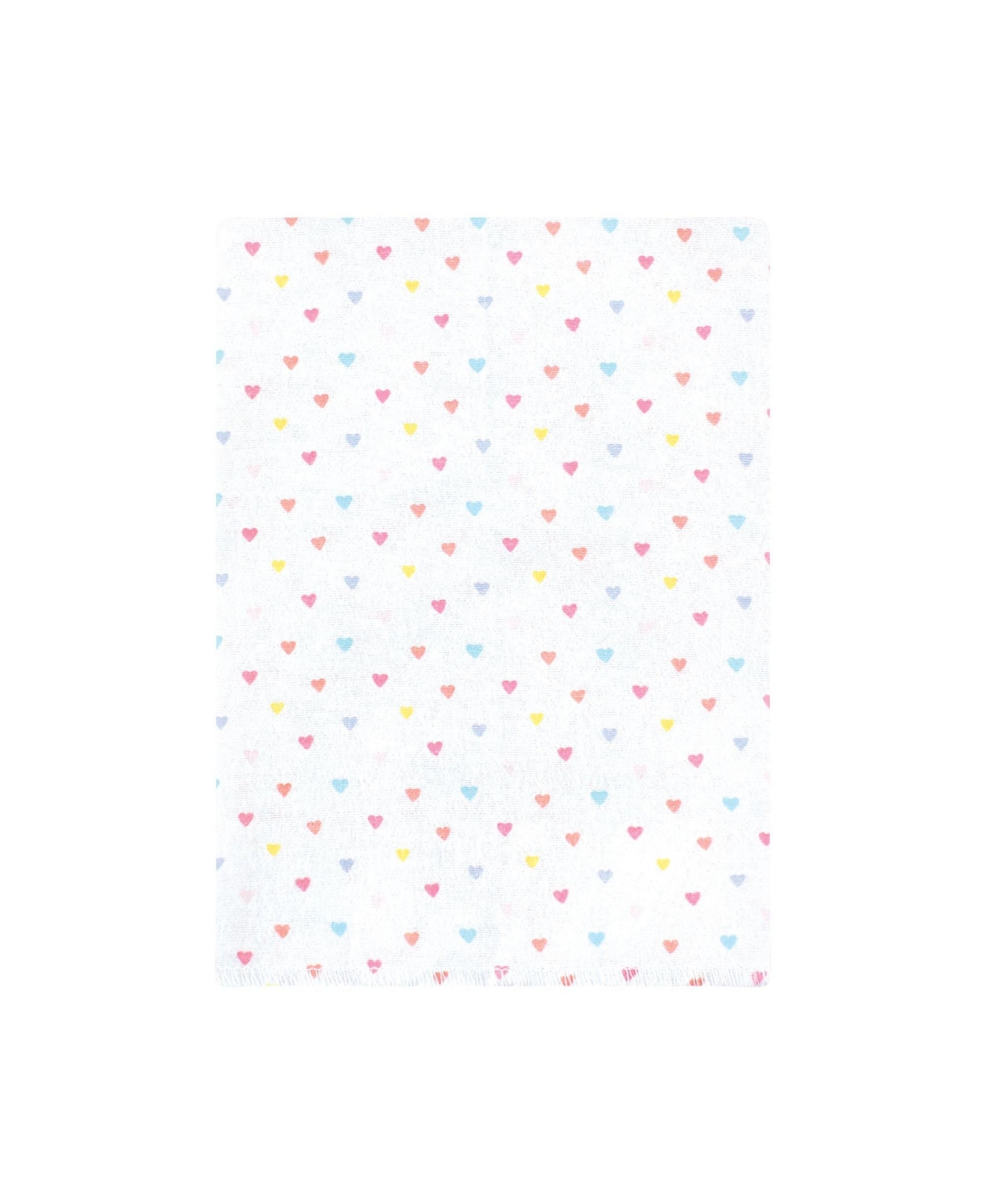Hudson Baby Infant Girl Cotton Flannel Burp Cloths Bundle, One Size - Unicorns rainbows
