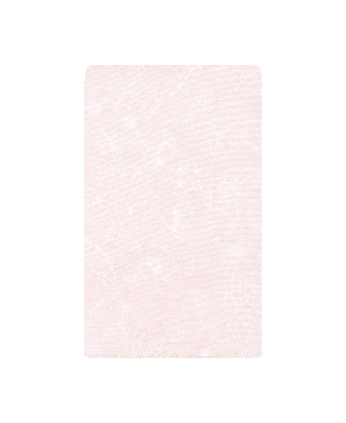 Hudson Baby Infant Girl Cotton Flannel Burp Cloths, Vintage Blossom 10 Pack, One Size - Vintage blossom 10 pack