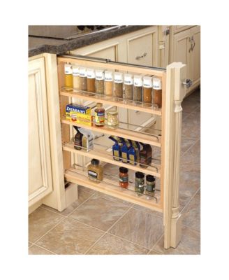 3" Pull Out Kitchen Cabinet Filler Organizer Spice Rack, 432-BF-3C