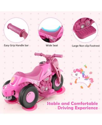 6V Kids Electric Ride on Motorcycle with Bubble Maker and Music