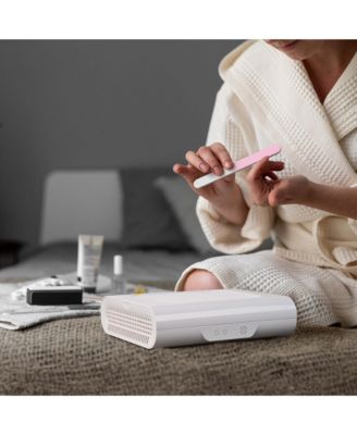 24W Nail Dust Collector Vacuum Cleaner Nail Vacuum Fan Nail Suction Dust Extractor with Reusable Filter for Nail Salon, Nail Artists, Nail Art Enthusiasts