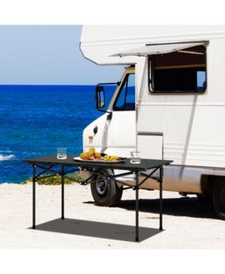 Aluminum Camping Table for 4-6 People with Carry Bag