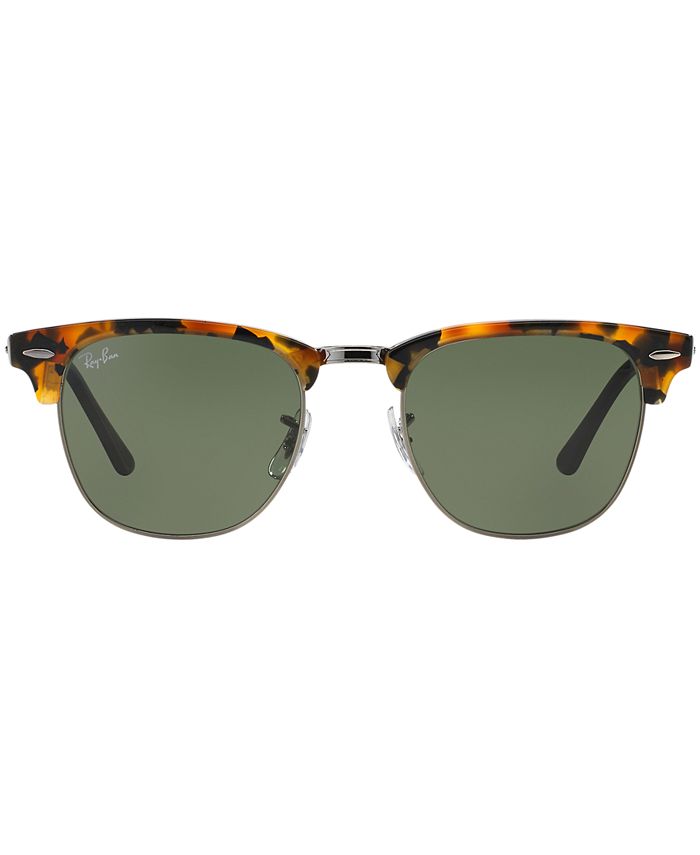 Ray-Ban Sunglasses, RB3016 CLUBMASTER FLECK & Reviews - Sunglasses by ...