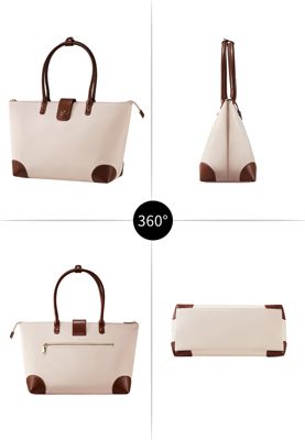 Women's Tote Nylon Top Zip Large Lifestyle Bag Eve Victoria Hyde