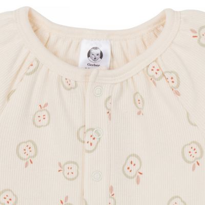 Baby Girls Long Sleeve Apples Dress