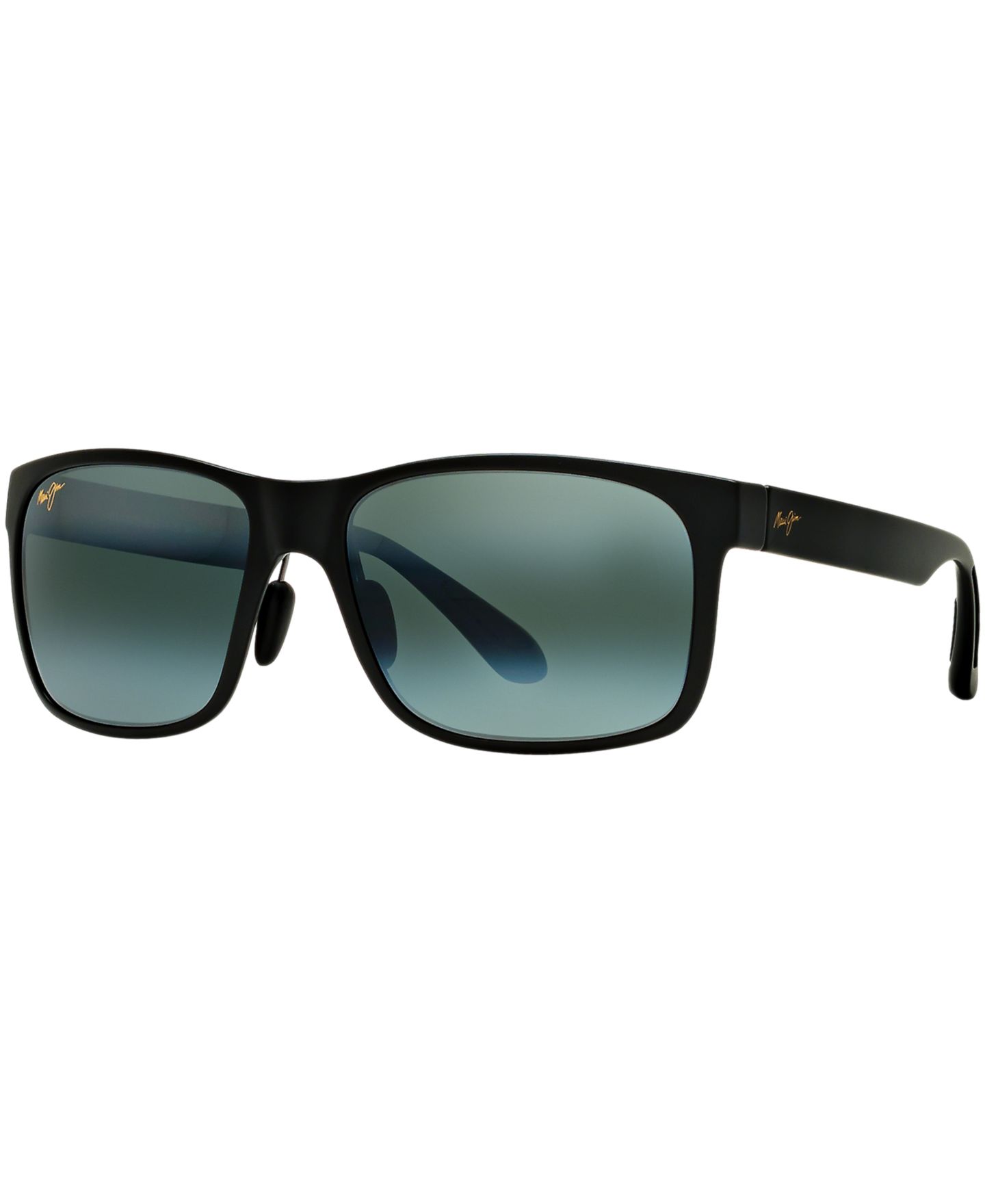 Поляризационные солнцезащитные очки Maui Jim Red Sands 423, цвет: Чёрный матовый / Серый — фото 1