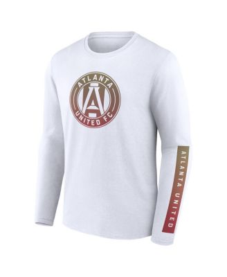 Men's White Atlanta United FC Long Sleeve T-Shirt
