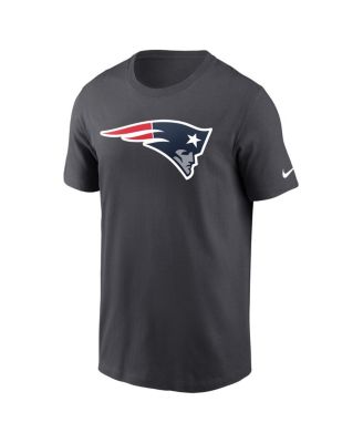 Men's Anthracite New England Patriots Logo Essential T-Shirt