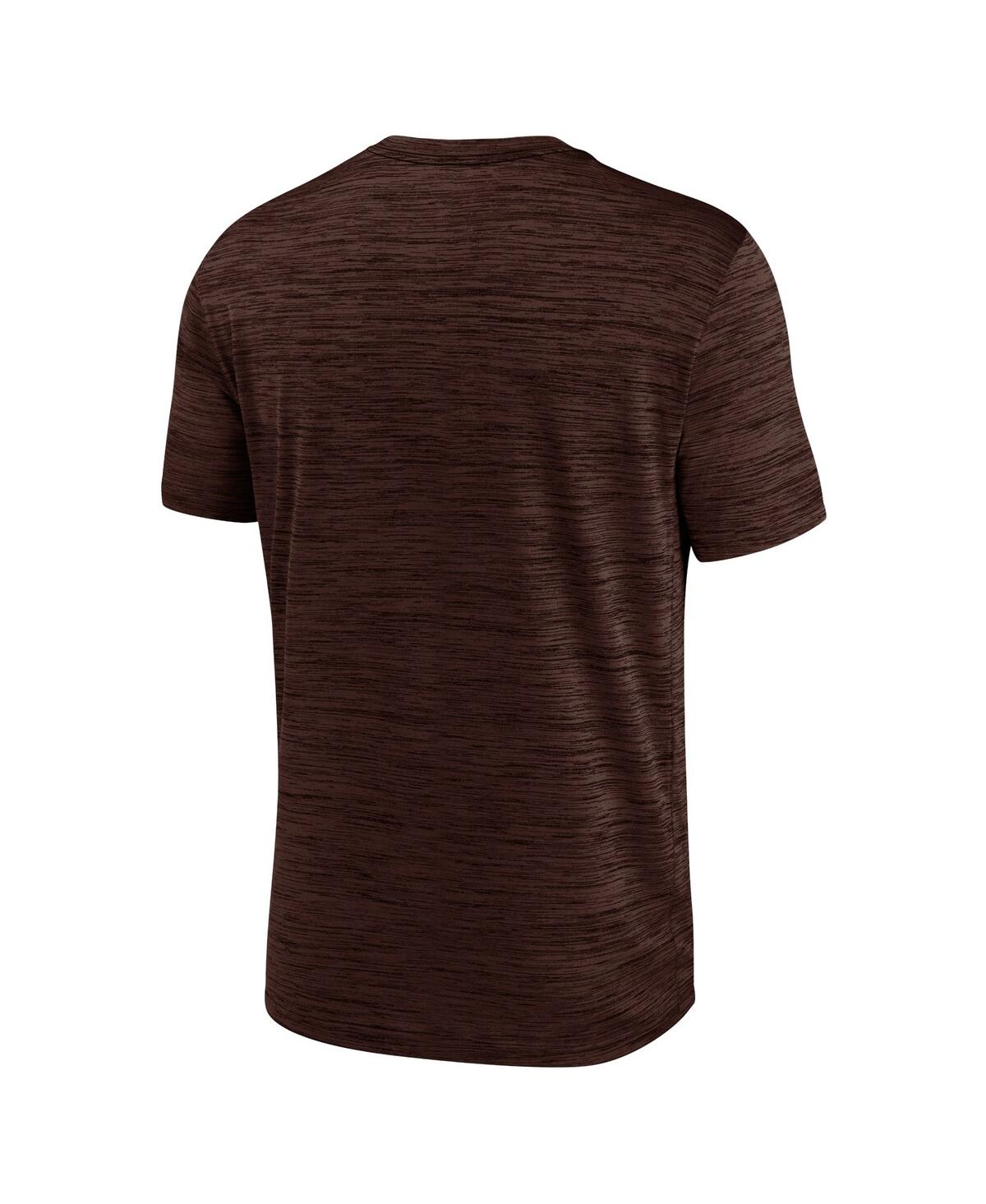 Nike Men'sSan Diego Padres Large Logo Velocity T-Shirt - Brown