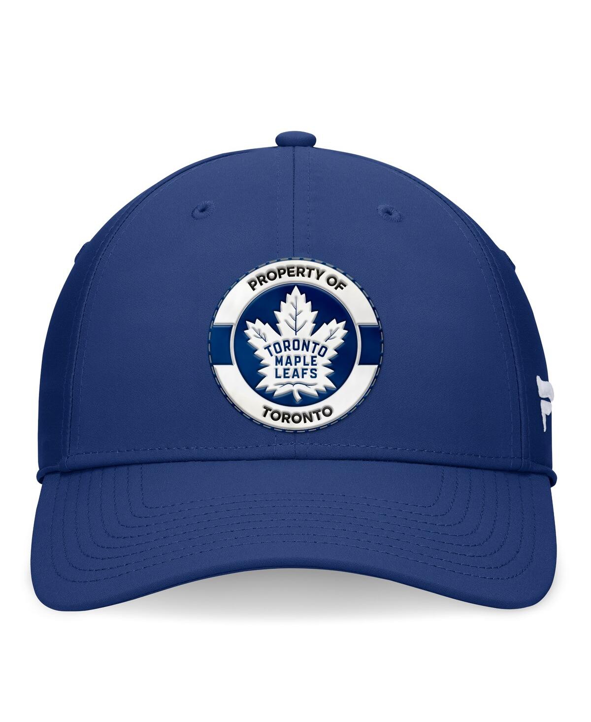 Fanatics Men'sToronto Maple Leafs Authentic Pro Training Camp Flex Hat - Blue