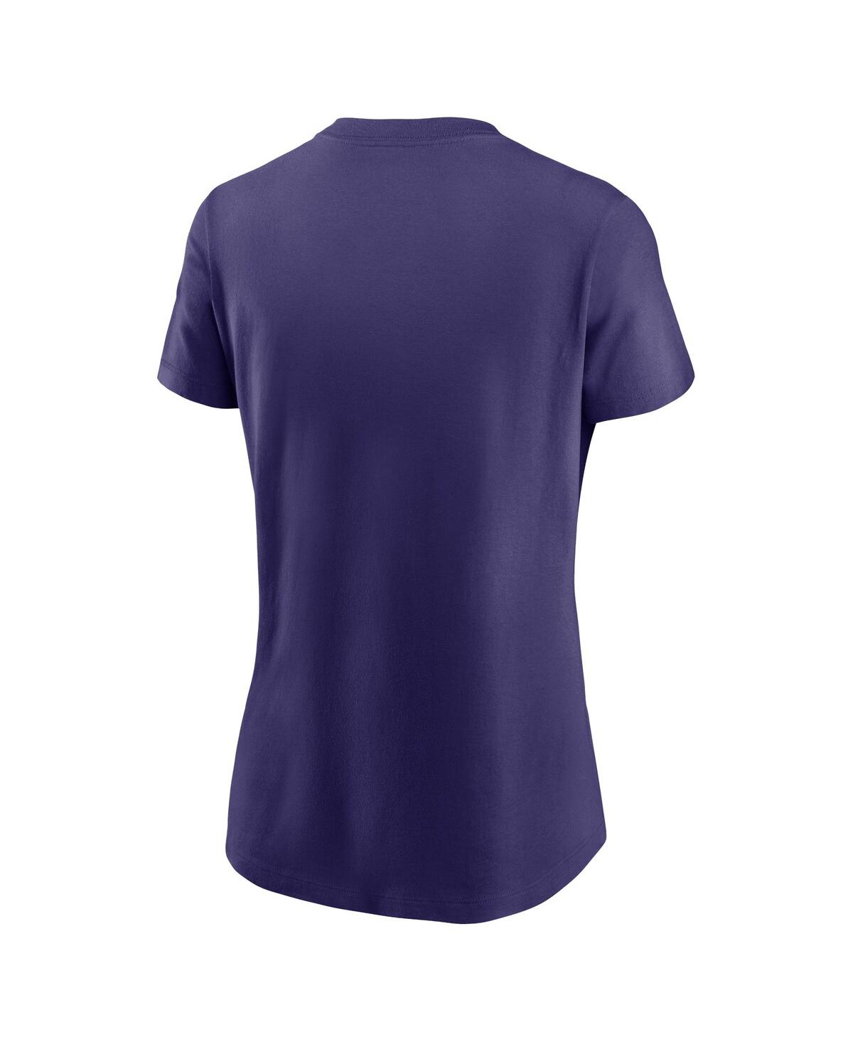 Nike Women's Purple Baltimore Ravens Primary Logo T-shirt In Purple