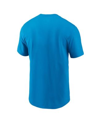 Men's Blue Carolina Panthers Primetime Wordmark Essential T-Shirt