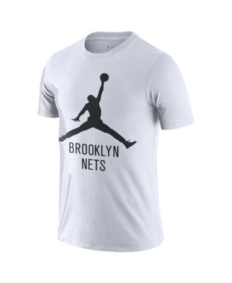Nike Men's White Brooklyn Nets Essential Jumpman T-Shirt