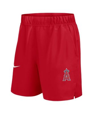 Men's Red Los Angeles Angels Woven Victory Performance Shorts