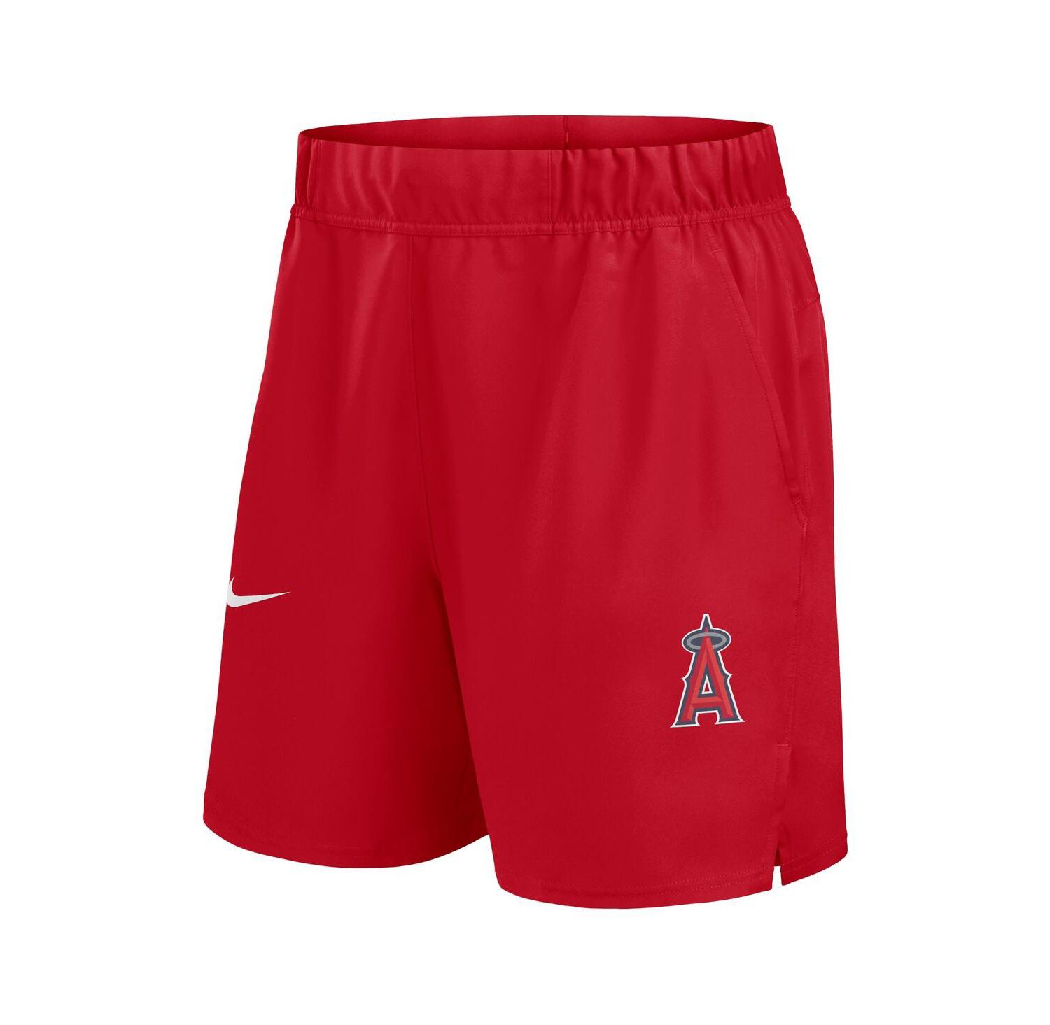 Men's Red Los Angeles Angels Woven Victory Performance Shorts
