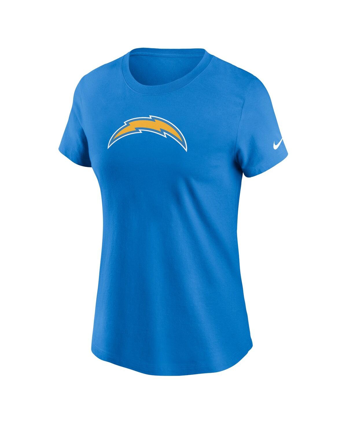 Nike Women'sLos Angeles Chargers Primary Logo T-Shirt - Powder Blue