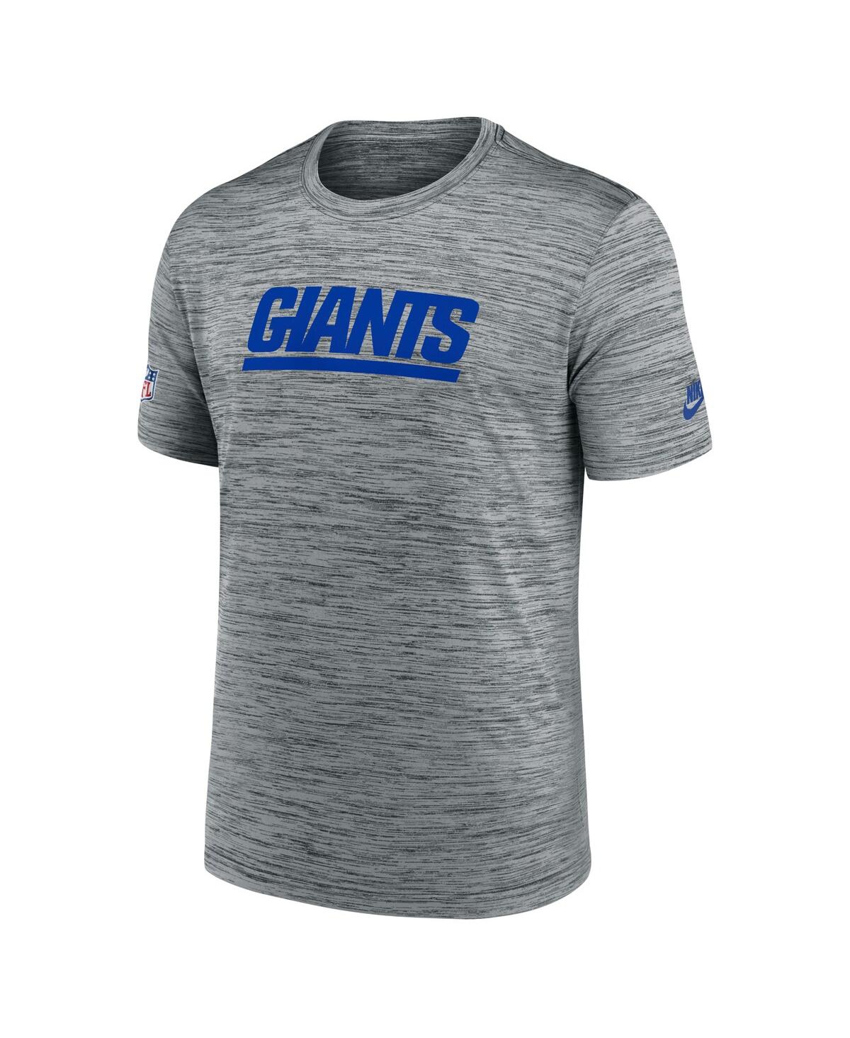 Nike Men'sNew York Giants Velocity Alternate Logo Performance T-Shirt - Gray