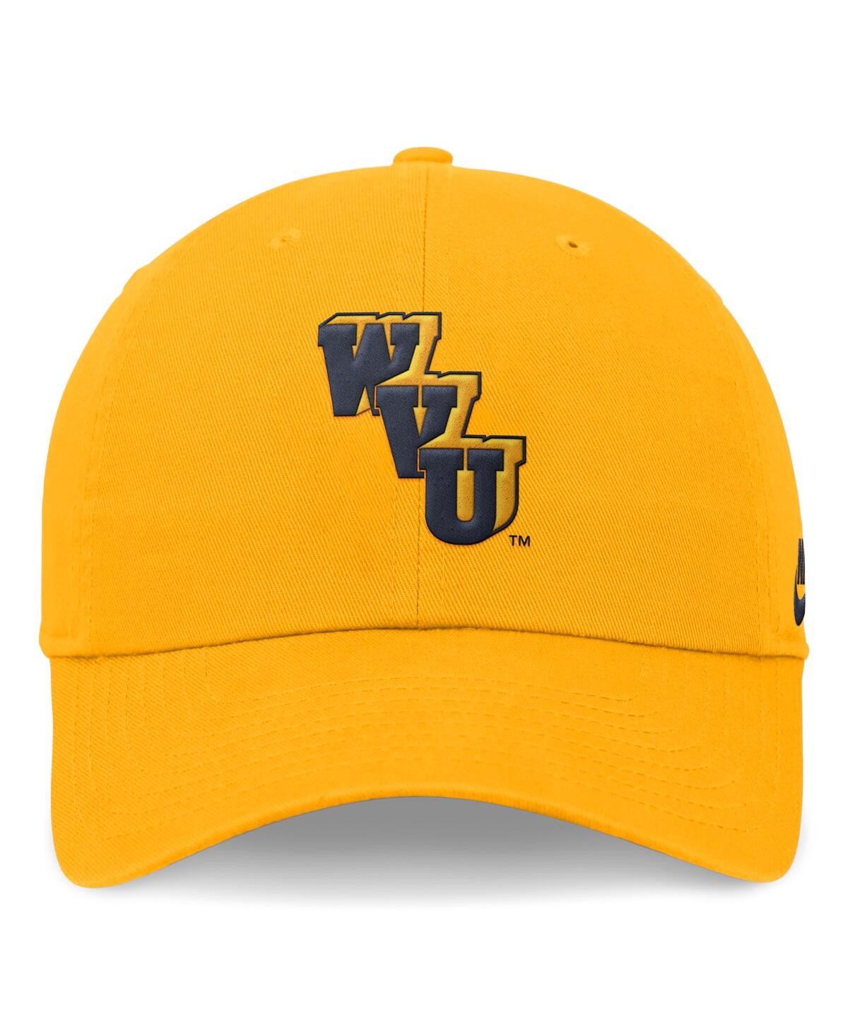 Nike Men'sWest Virginia Mountaineers Legacy Club Performance Adjustable Hat - Gold