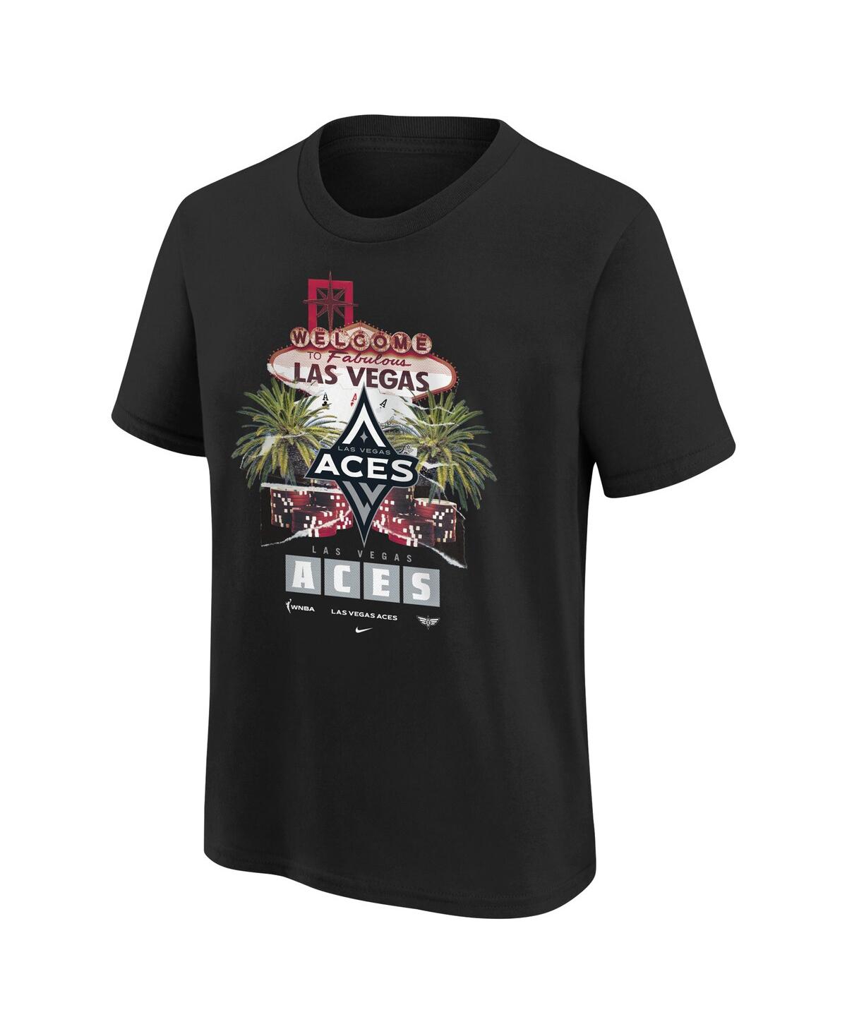 Nike Big Boys and GirlsLas Vegas Aces Original Content Max90 T-Shirt - Black