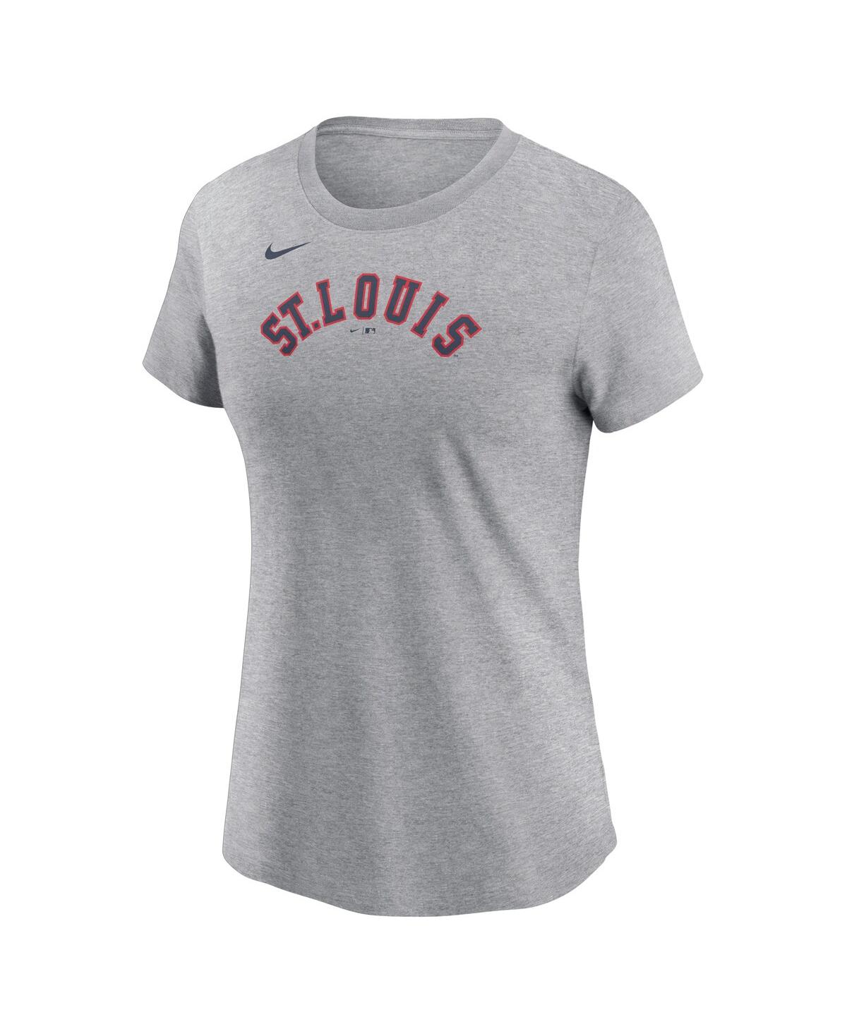 Nike Women's Nolan Arenado Gray St. Louis Cardinals 2024 Rickwood Classic Fuse Name Number T-shirt In Gray