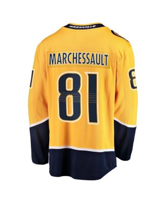 Men's Jonathan Marchessault Gold Nashville Predators Home Premier Breakaway Player Jersey
