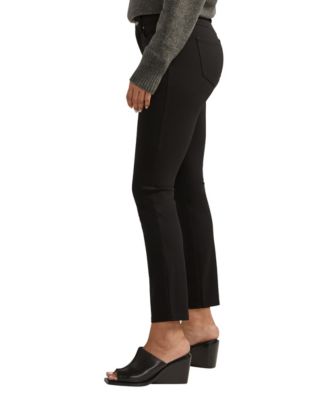 Women's Cassie Mid Rise Slim Straight Leg Ponte Pants