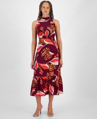 Sam Edelman - Women's Hoyal Large Floral High-Neck Dress