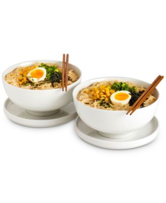 INFUSE - Asian 8-Pc. Ceramic Ramen Bowl & Accessories Set