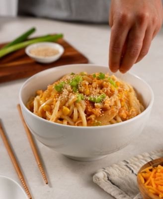 Asian 8-Pc. Ceramic Ramen Bowl & Accessories Set