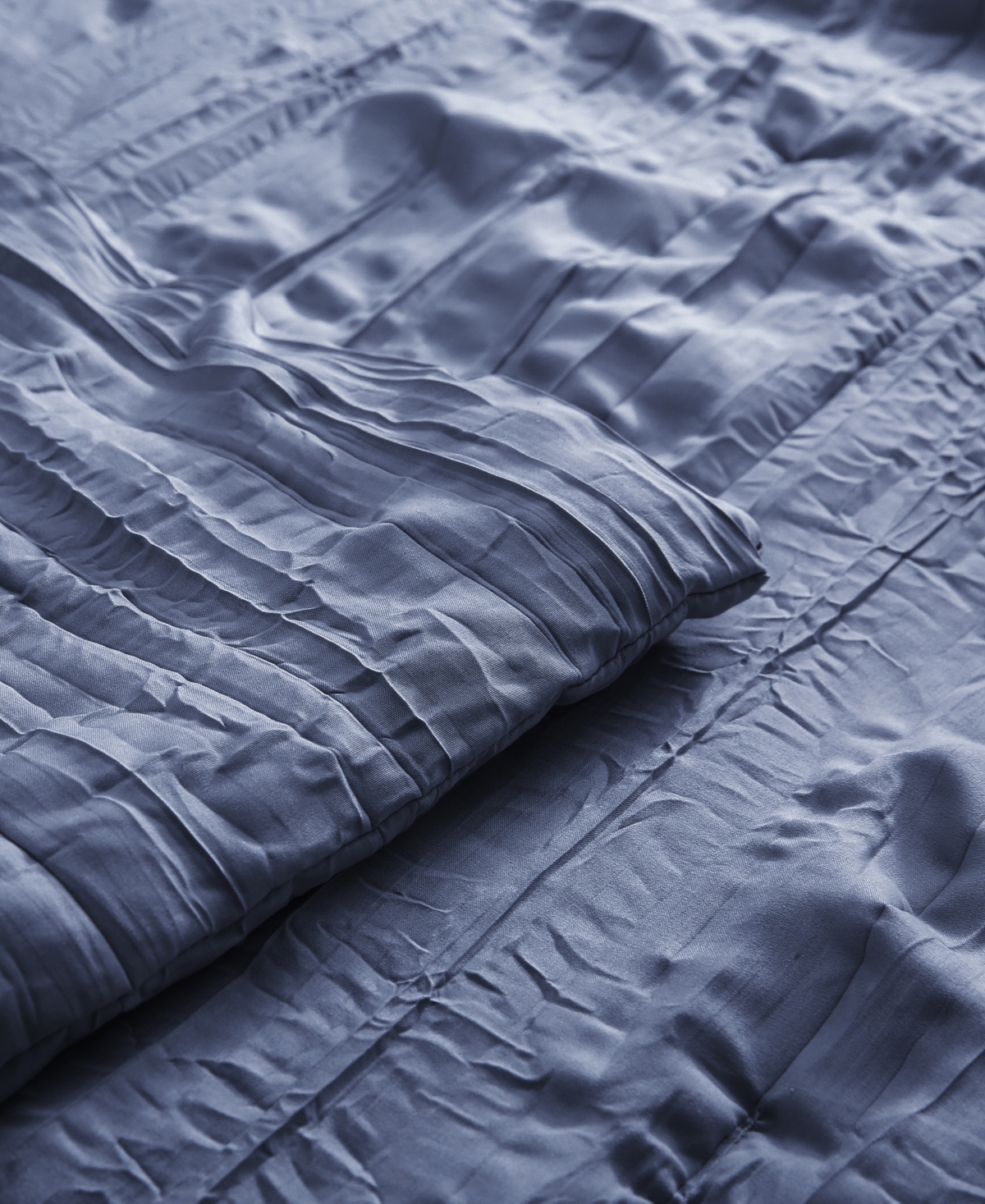 St. James Home St James Home Crinkled Down Alternative Comforter, Twin In Blue
