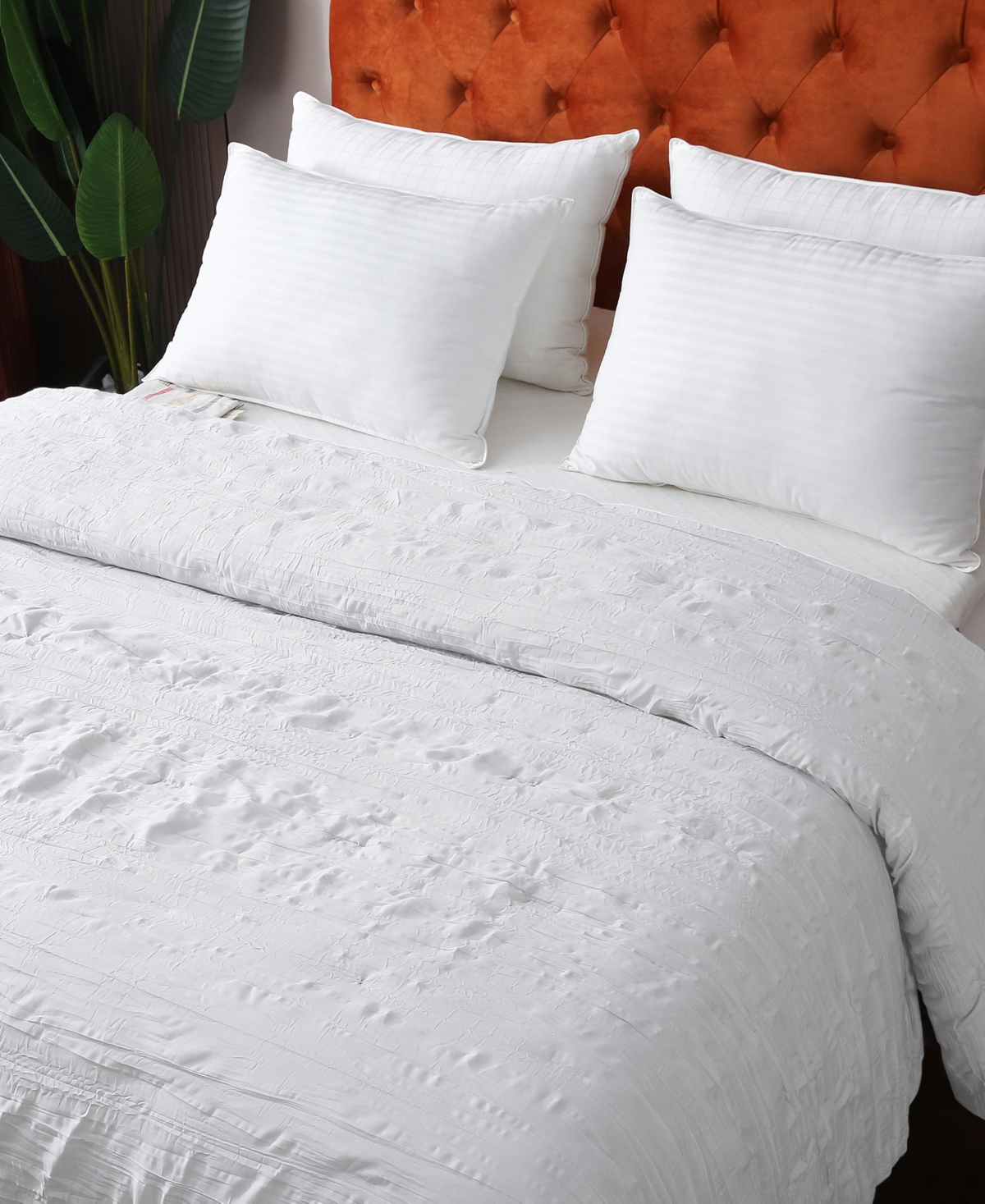 St. James Home St James Home Crinkled Down Alternative Comforter, Full/queen In White