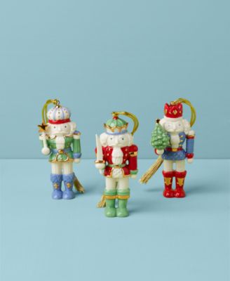 Christmas Nutcracker Ornaments, Set of 3