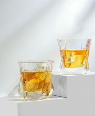 Aurora Whiskey Glasses, Set of 2