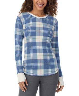 Cuddl Duds - Petite Stretch Thermal Crewneck Top