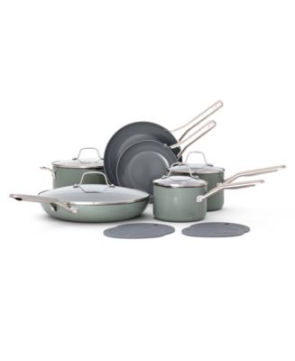 Calphalon Ceramic Nonstick 12-Piece Cookware Set - Macy's